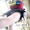 【パンチラ逆さ撮り盗撮動画】駅でミニスカ女子校生たちを尾行してスカート内のパンツを堪能ｗｗｗ